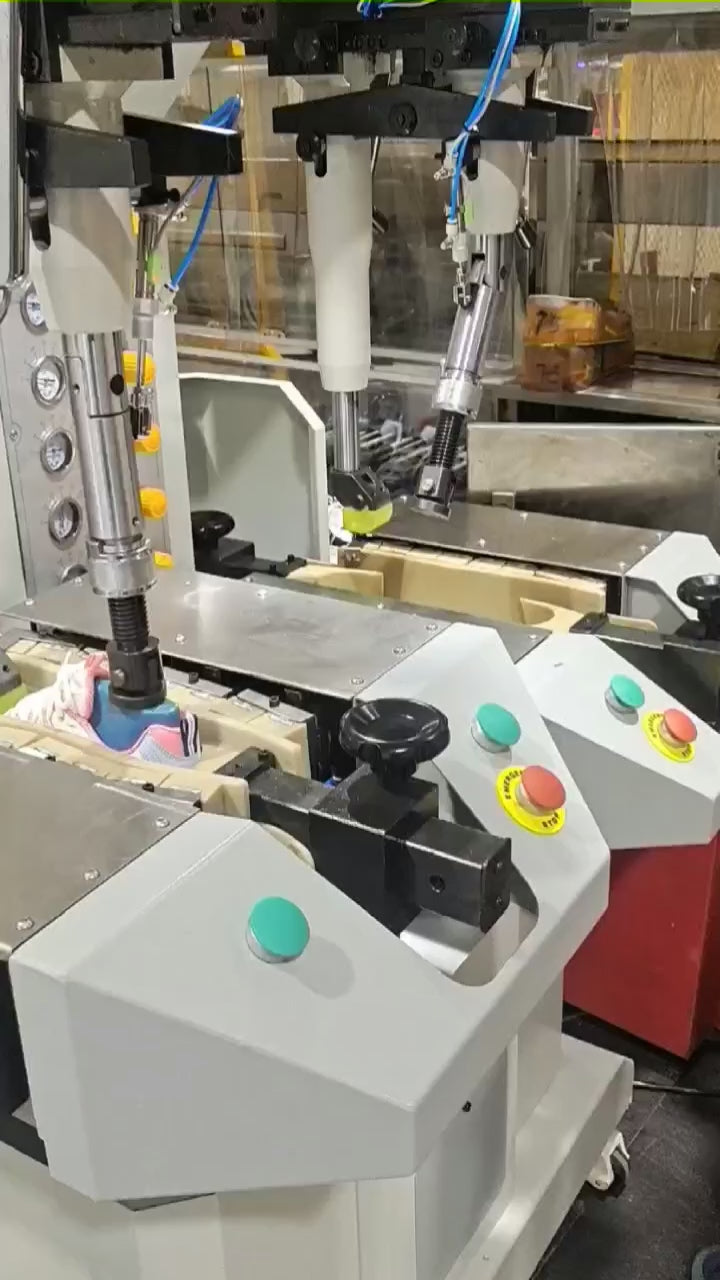 HJ电脑纯气动压底机 HJ computer pure pneumatic sole pressing machine