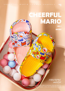 Adult summer sandals and slippers, cartoon bathroom shoes, parent-child shoes, family shoes, EVA sandals and slippers