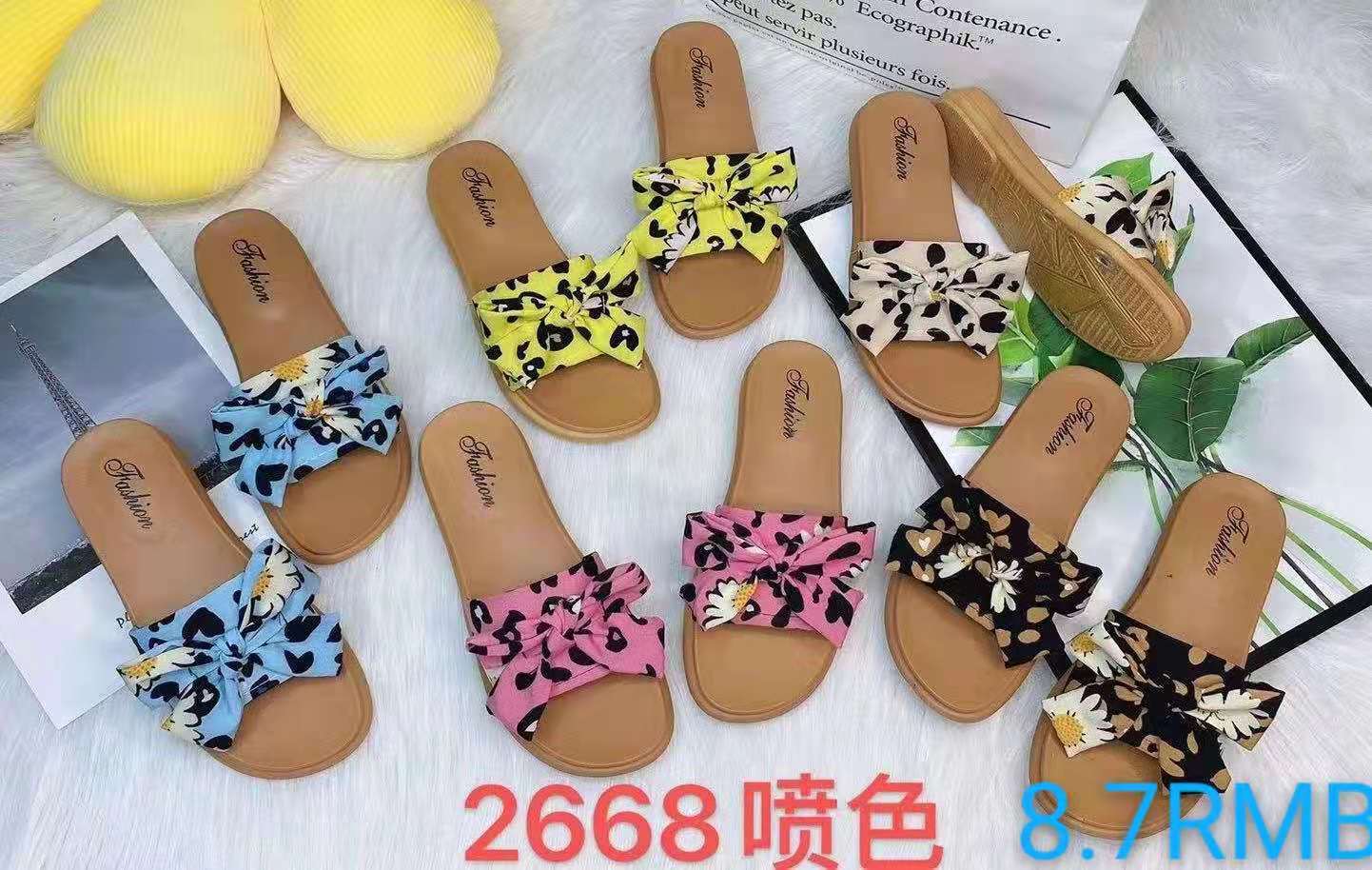 Fashion women's slippers have a price