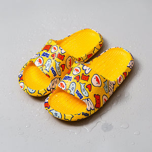 Adult summer sandals and slippers, cartoon bathroom shoes, parent-child shoes, family shoes, EVA sandals and slippers